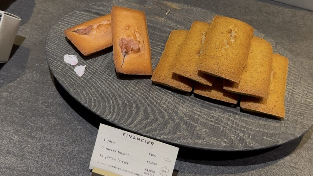 DOLCE TACUBOの焼きたて絶品フィナンシェたち