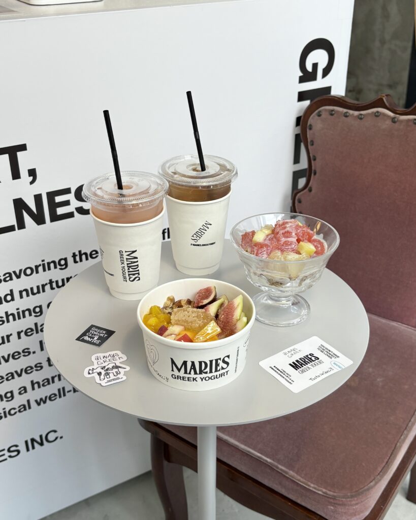 MARIES GREEK YOGURTのヨーグルトが美味しい行列必須の韓国カフェ