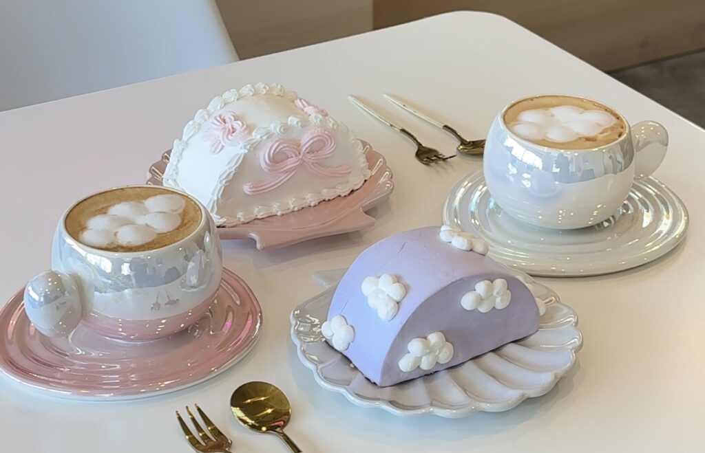 カフェクルムのハーフセンイルケーキ