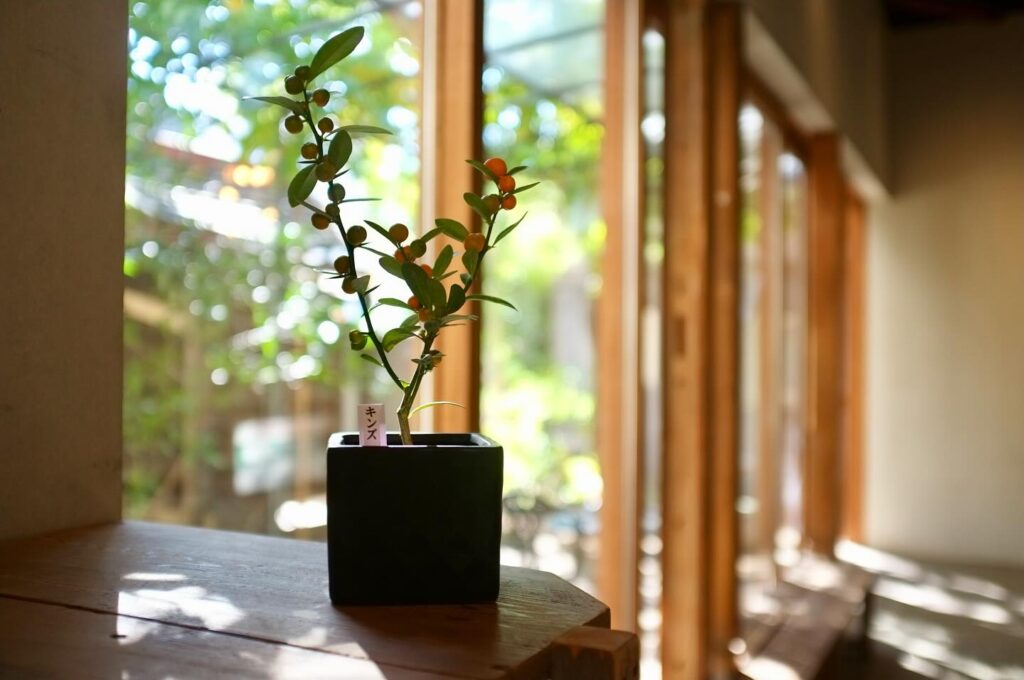 chanomaの古民家カフェの内装