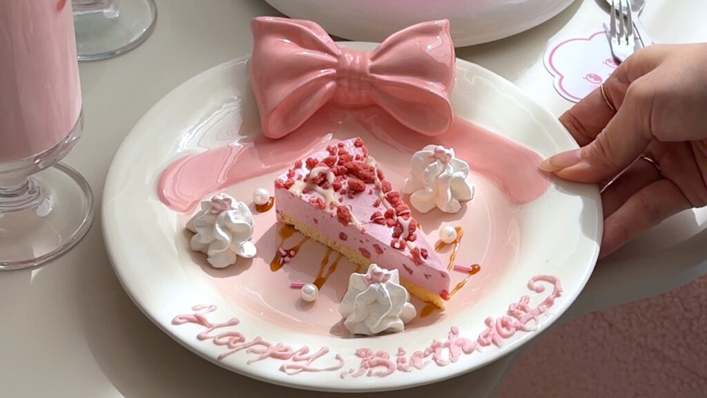 事前に伝えればバースデープレートにもしてくれるよ！