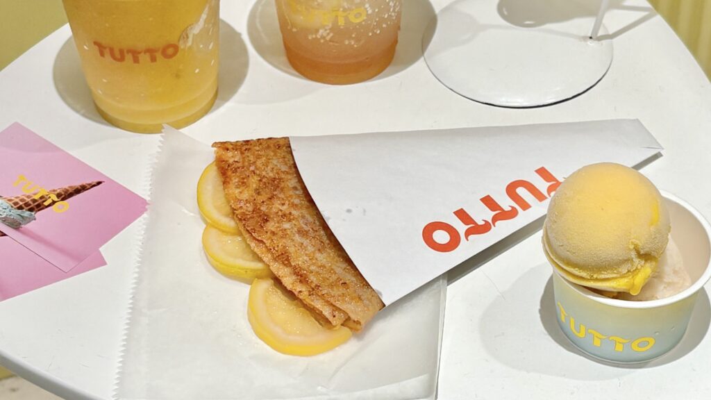 TUTTO清澄白河の米粉を使ったパリパリもちもち食感のヴィーガンクレープ