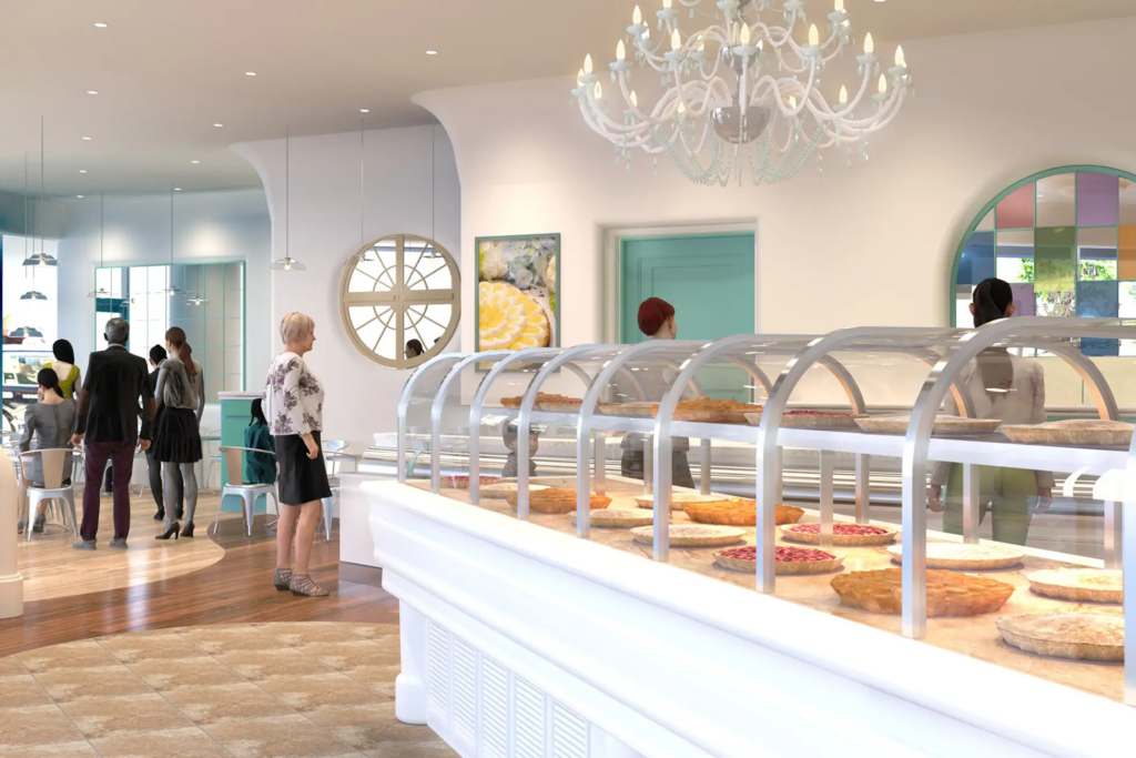 キルフェボン 東京ドームシティ店の広々とした内装