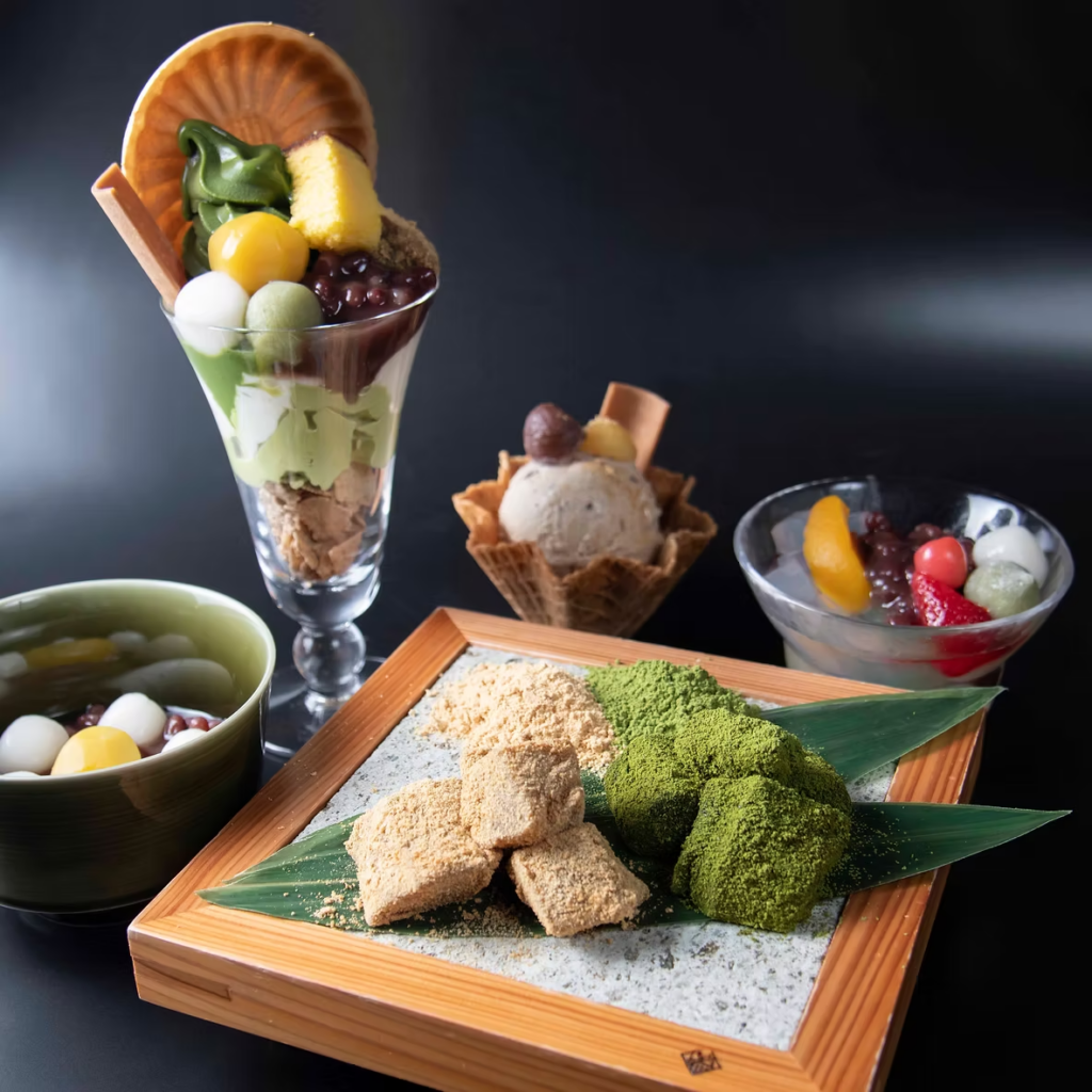 銀座 福禄寿 本店の和スイーツたち