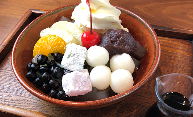 浅草 甘味処 彩夏の贅沢パフェ